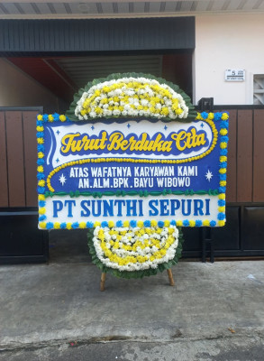 Papan Bunga Duka di Jiput